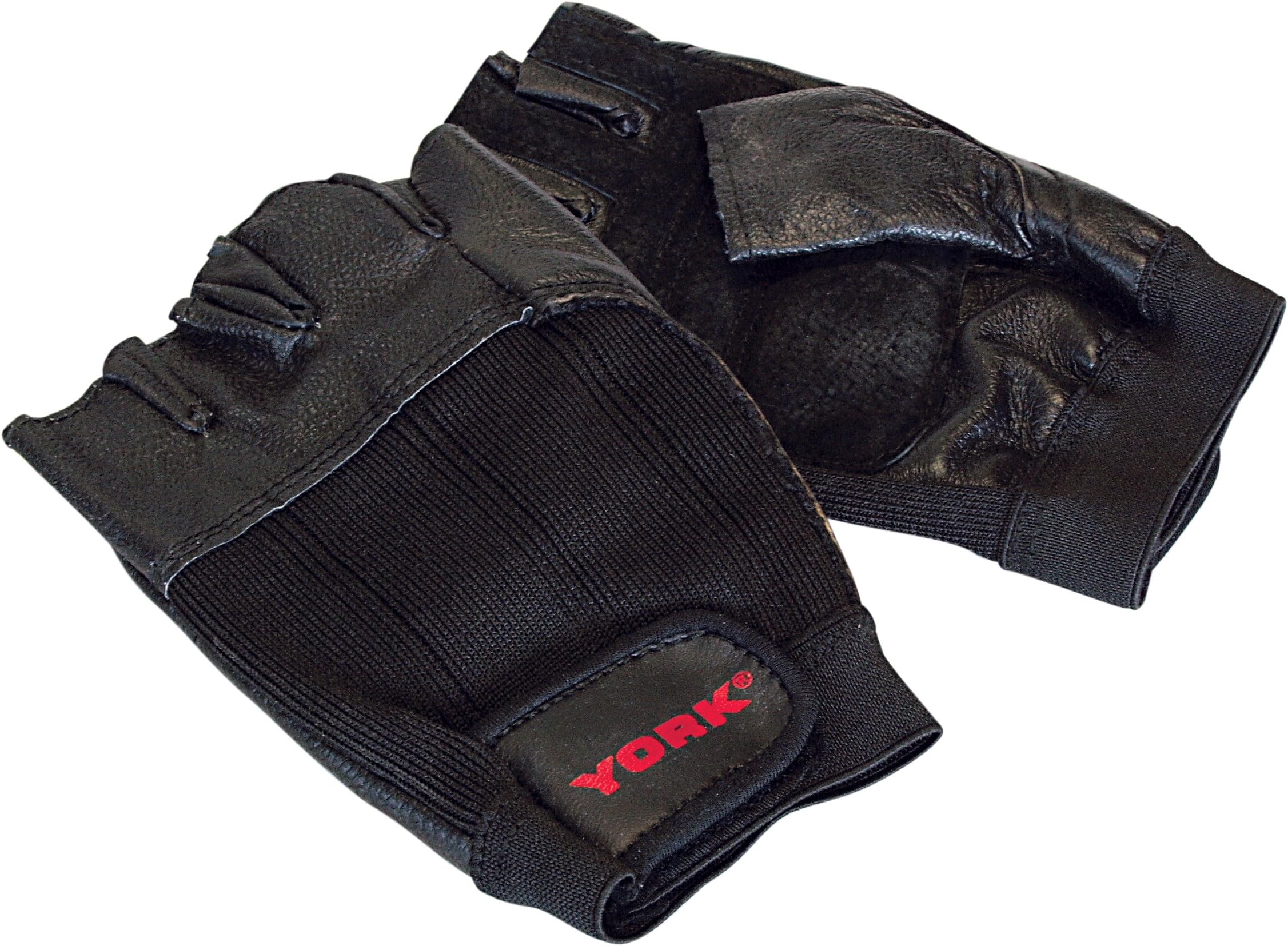 York Fitness Leather Gloves