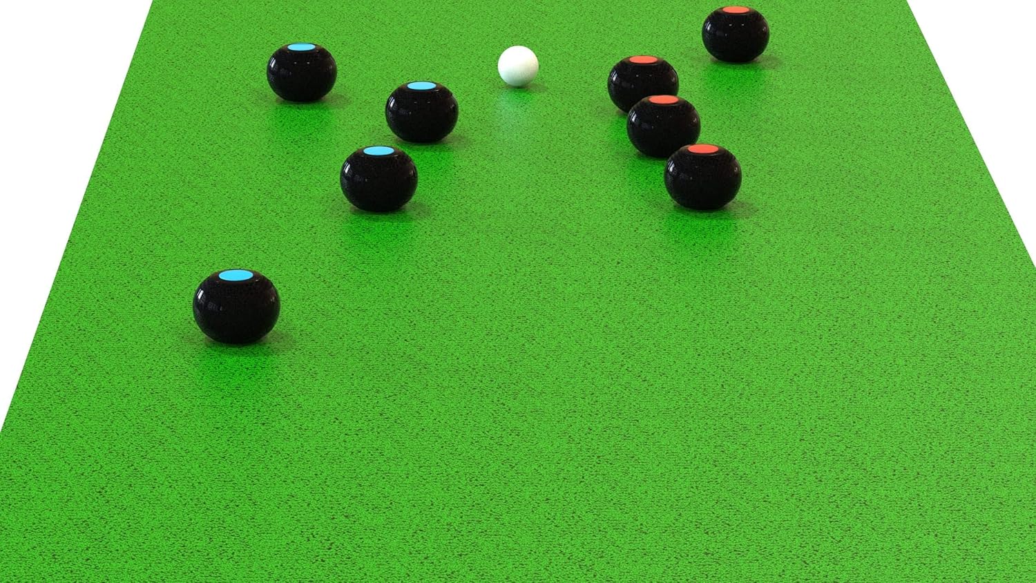 Super Saturday Be Active Carpet Bowls 400 X 100Cm Green Carpet Perfect