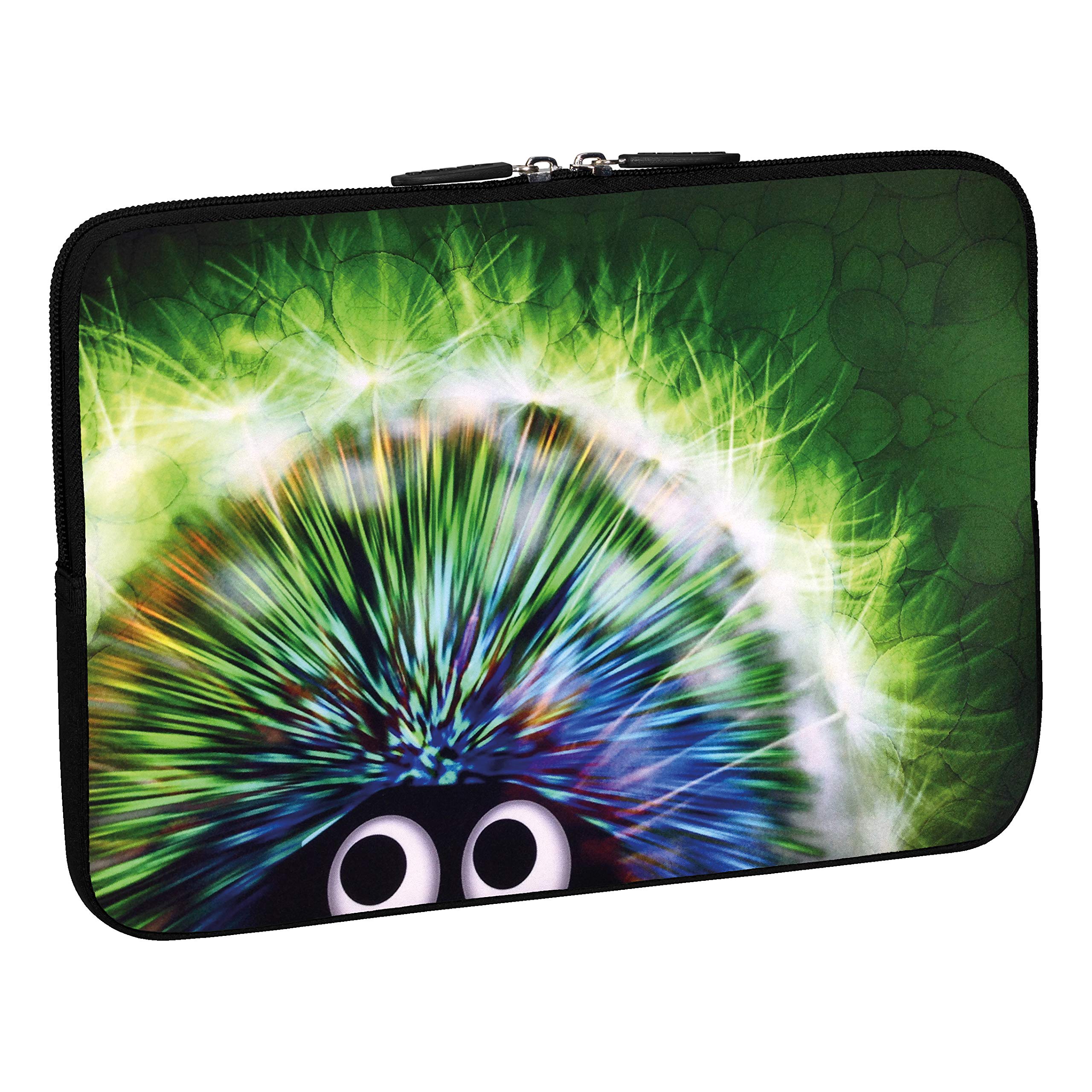 PEDEA Laptop Bag Case Design Sleeve for 15.6 inch, Green Hedgehog — image 1