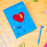 Disney Stitch Gifts Notebook and Pen Set A5 Hardcover Journal with Lock view 2