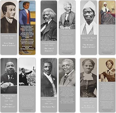 Creanoso Inspirantes Historiques Celebres Afro Americains Favoris 60 Pack Cadeaux Premium Signets Idees Cadeaux Pour Les Jeunes Hommes Et Femmes Ados Etudiants Cadeaux Professeur Unique Amazon Fr Cuisine Maison