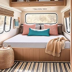 Dyonery RV Mattress Short Queen, 8 Inch Memory Foam