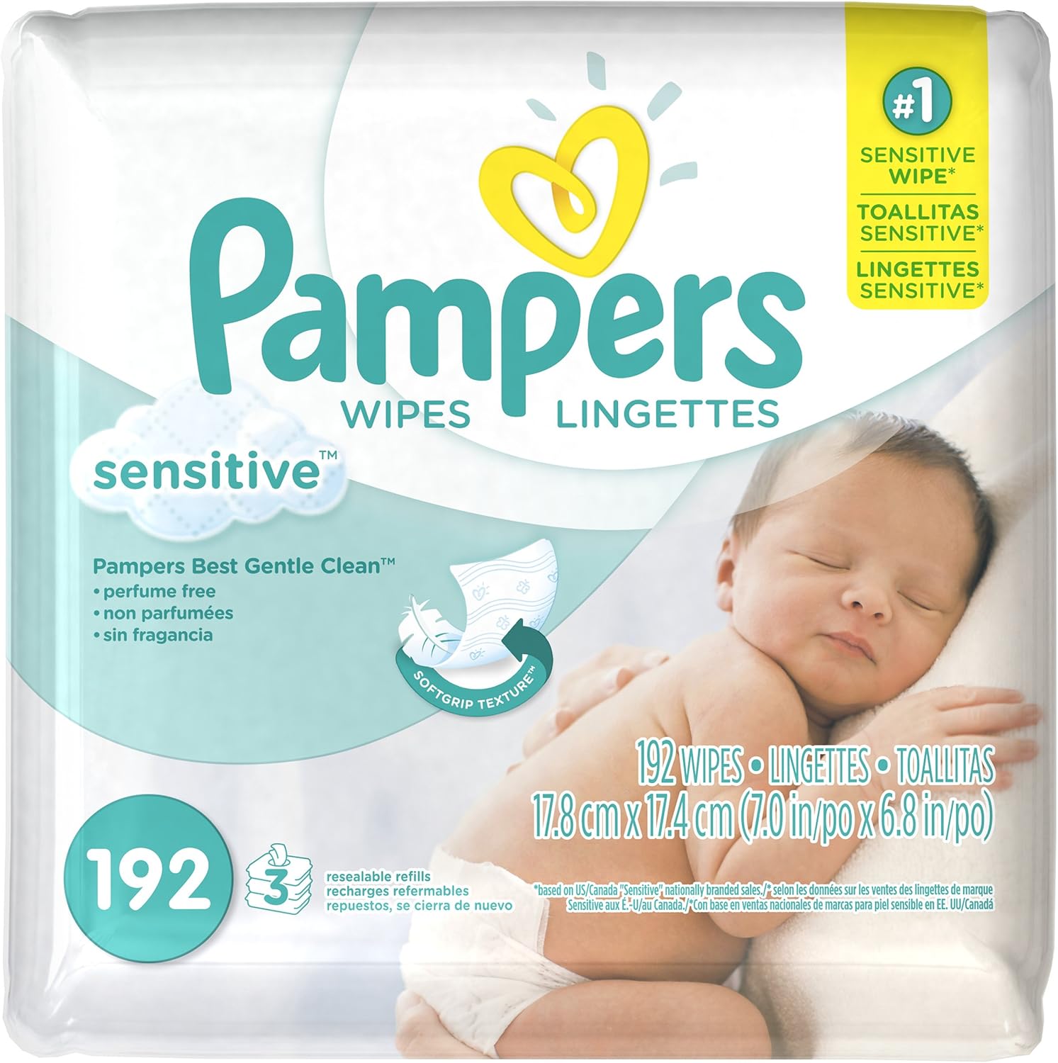 pampers sensitive wipes 12 pack