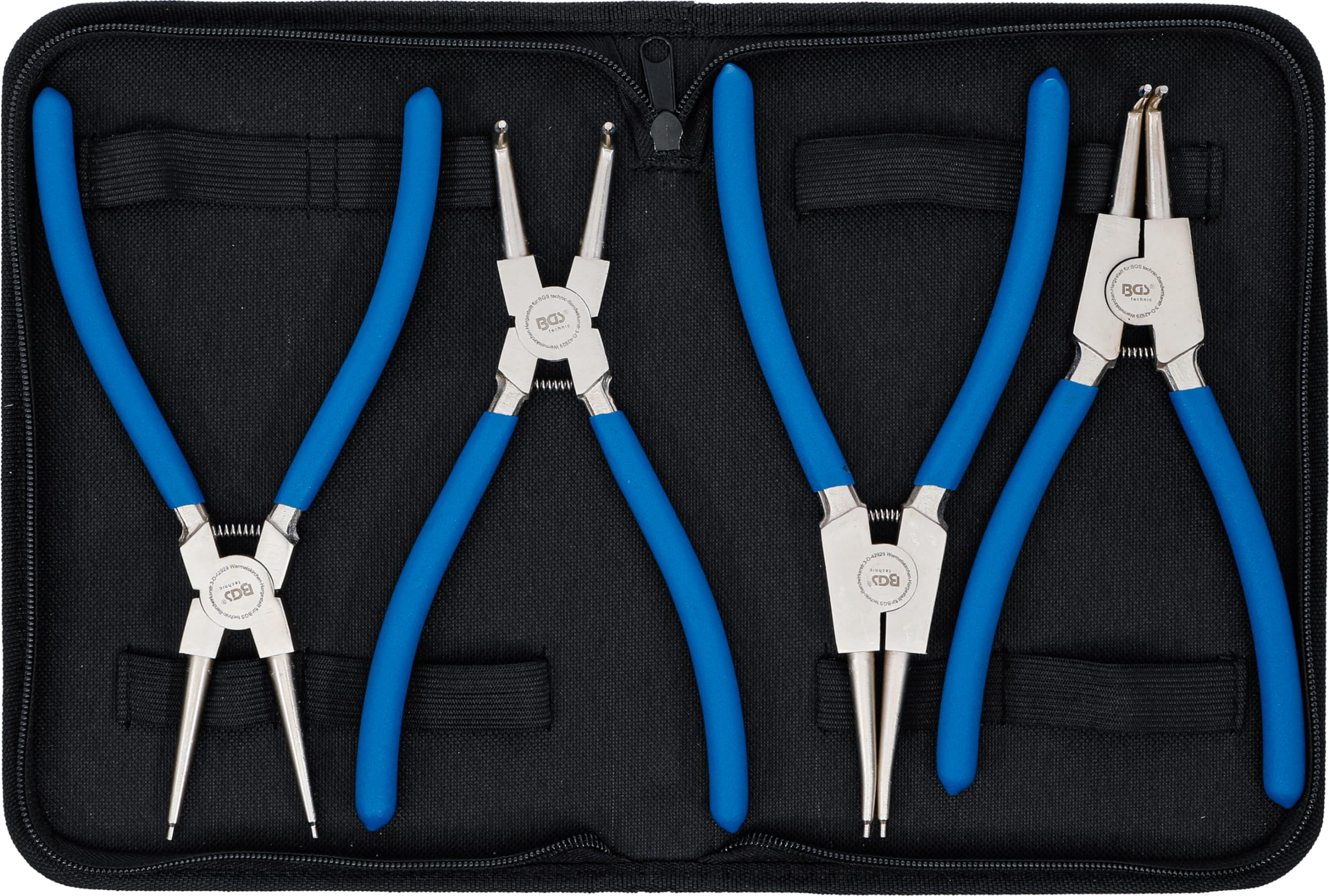 BGS 650 | Circlip Pliers Set | 225 mm | 4 pcs.