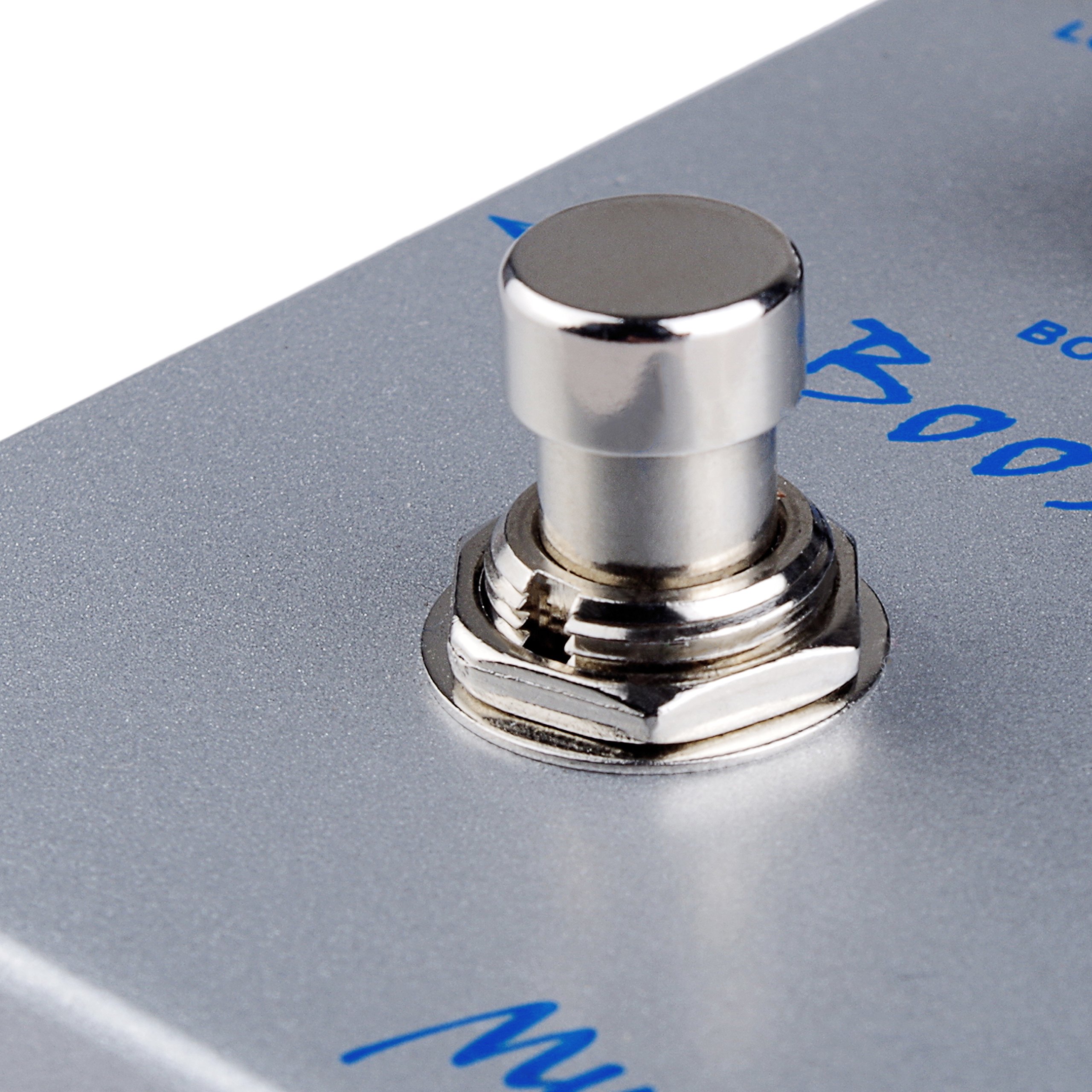 Mugig Booster Guitar Effect Pedal True Bypass Low High Boost Knob with LED light Rich Distortion Sound for Electronic Guitar