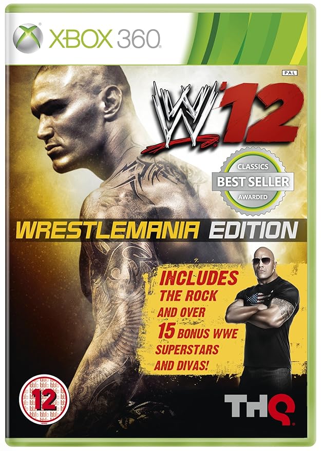 WWE 12 Wrestlemania Edition Xbox 360 Amazon co uk PC Video Games wwe-12-wrestlemania-edition-xbox-360-amazon-co-uk-pc-video-games