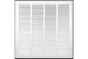 Fits 20x20 Duct Opening | Steel Return Air Filter Grille by Handua [Removable Door] for 1-inch Filters | Vent Cover Grill | White | HVAC Cold Air Intake Grille | Out Dim: 22 5/8"W X 22 5/8"H