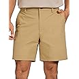 CRZ YOGA Men's All Day Comfy Golf Shorts - 7"/9" Stretch Lightweight Flat Front for Casual Work with Pockets
