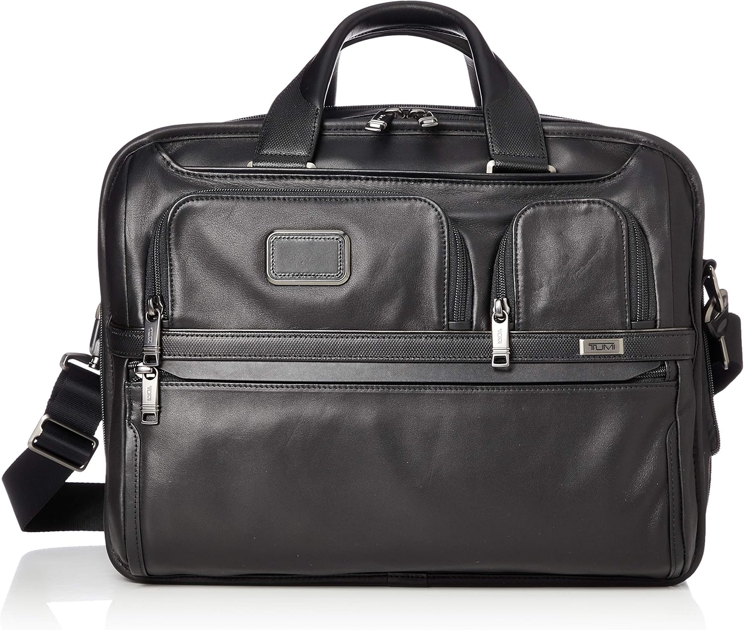 Tumi Alpha 3 Expandable Organizer Laptop Brief Black One Size