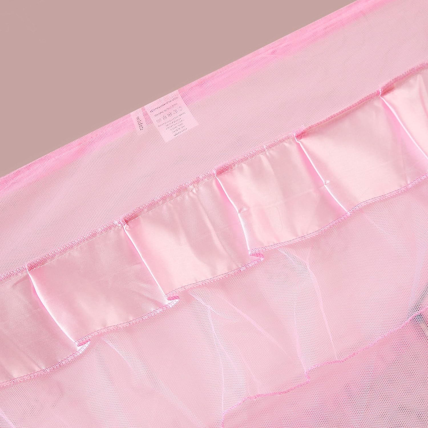 Mengersi Pink Kids Princess Bed Canopy For Little Girls Toddler Twin Bed Curtains Mesh Mosquito Net Christmas Gift Birthday Present: Kitchen & Dining