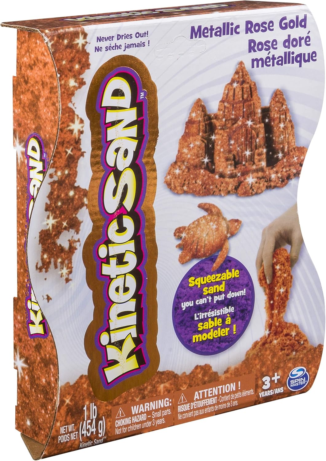 kinetic sand metallic gold