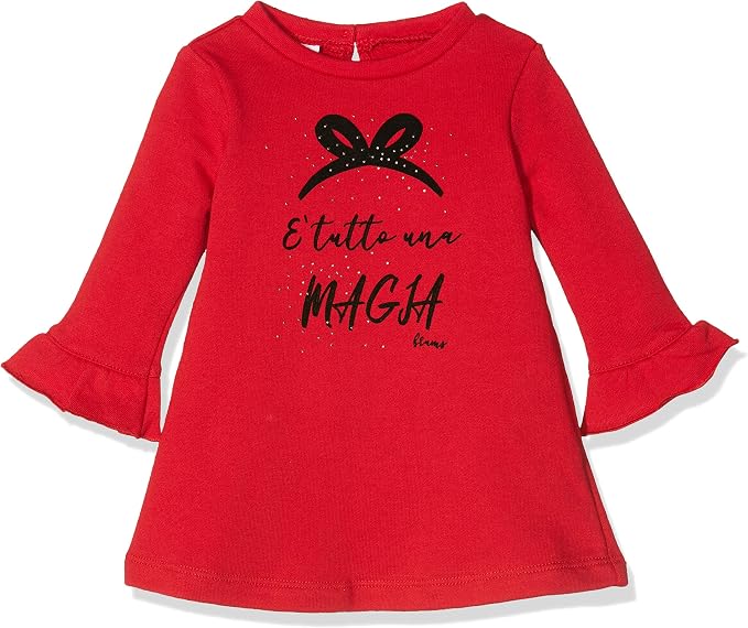 Bambina 0-24 Brums Abito Felpa con Stampa Vestito Bimba urban-earth.co.uk