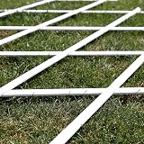 DIVCHI Wooden Expandable Trellis Wall Fence 180x60cm Pack of 3 White view 7
