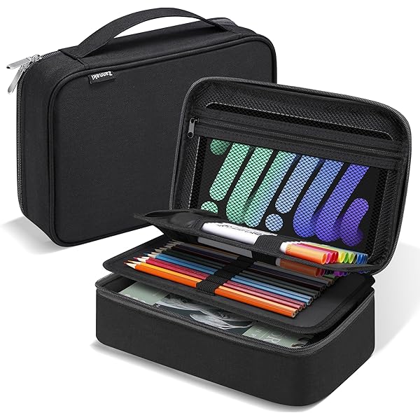 Amazon.com: Zannaki Big Capacity Storage Pouch Marker Pen Pencil