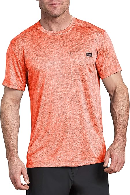 Genuine Dickies Men's Short-Sleeve Performance Wicking Pocket T-Shirt with Front Pocket at 
