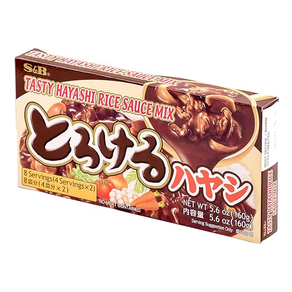 S&B TASTY HAYASHI RICE SAUCE MIX, 5.6-OUNCE