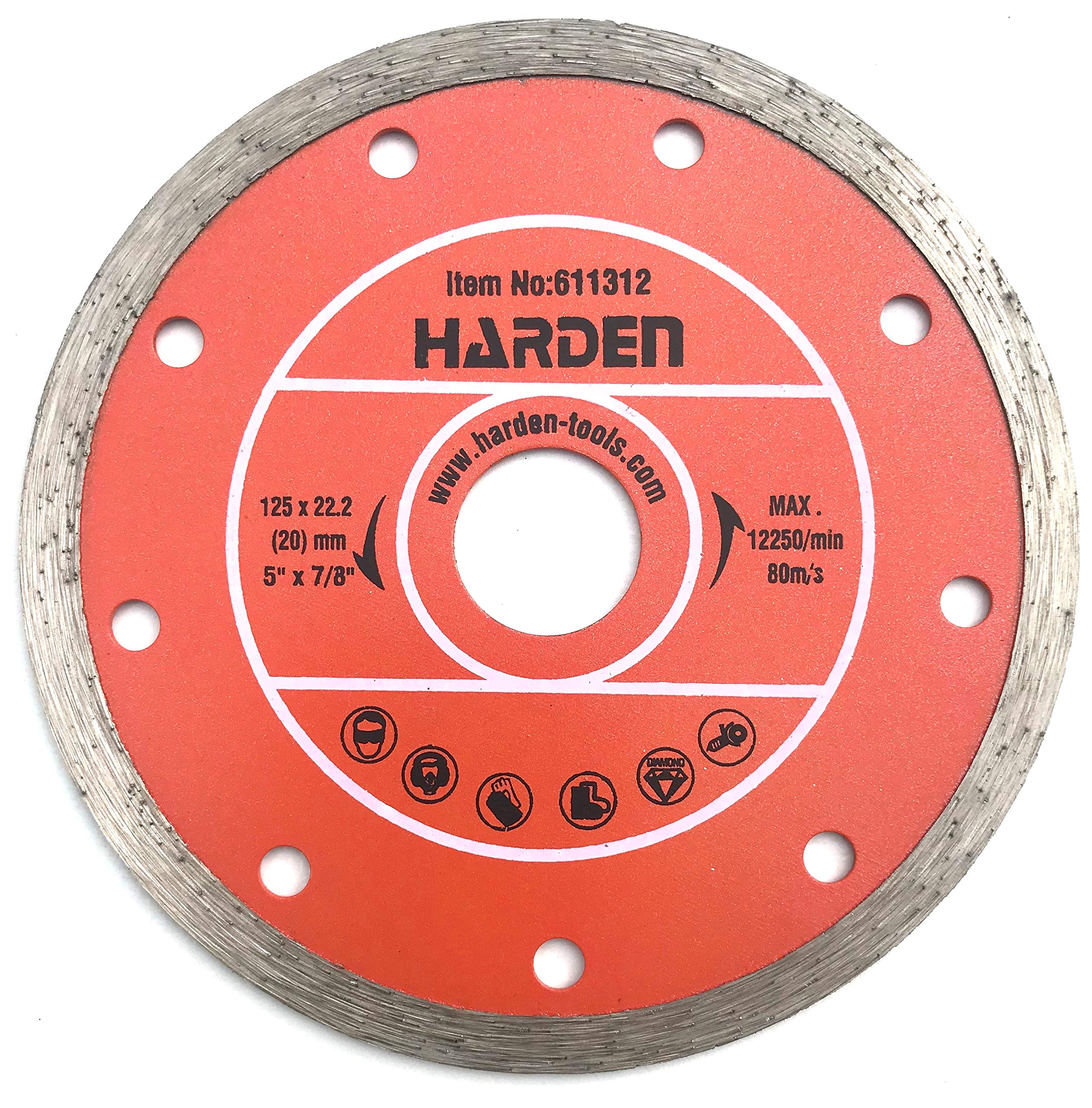 HARDEN professional tile diamond disc blade 125x22.2 wet cutting (HAR 611312)