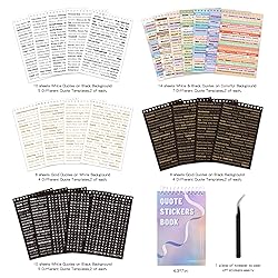 3000+ Pcs Word Stickers for Journaling, 50 Sheets