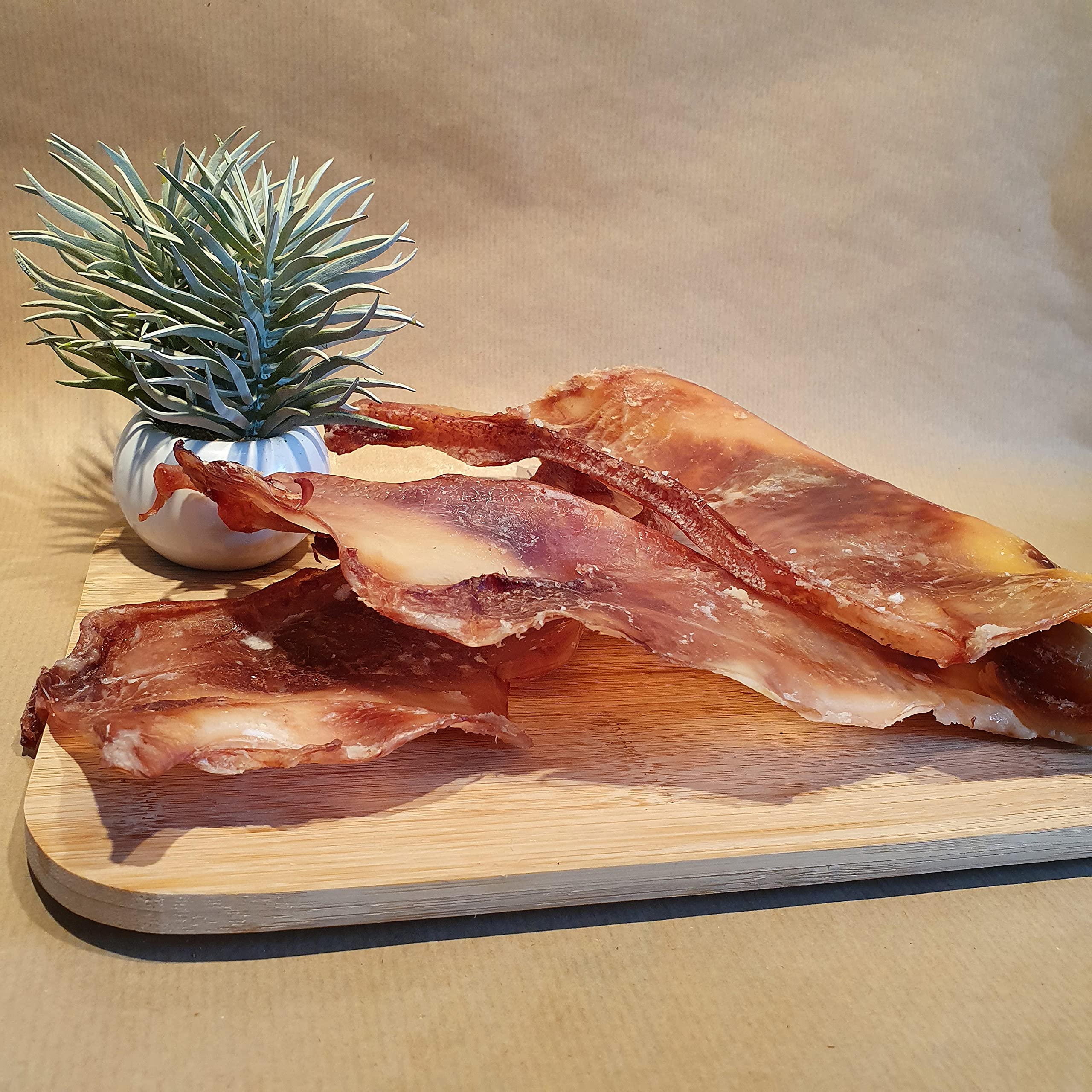 MinMont Pets - Large Moon Bones - Dried Beef Cartilage - Natural Longer Lasting Dog chew - 100% Beef (3 Pack)