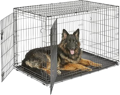 New World 48-Inch Double Door Dog Crate Extra Large 41-50 kg