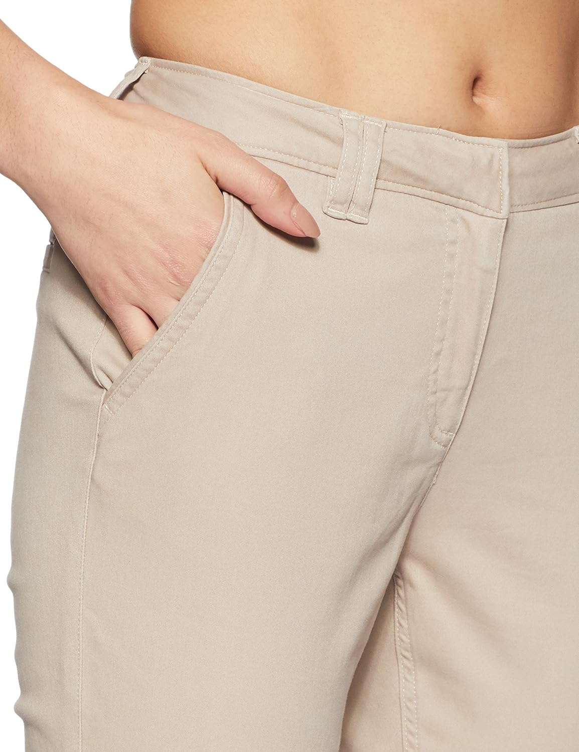 allen solly women's slim fit pants