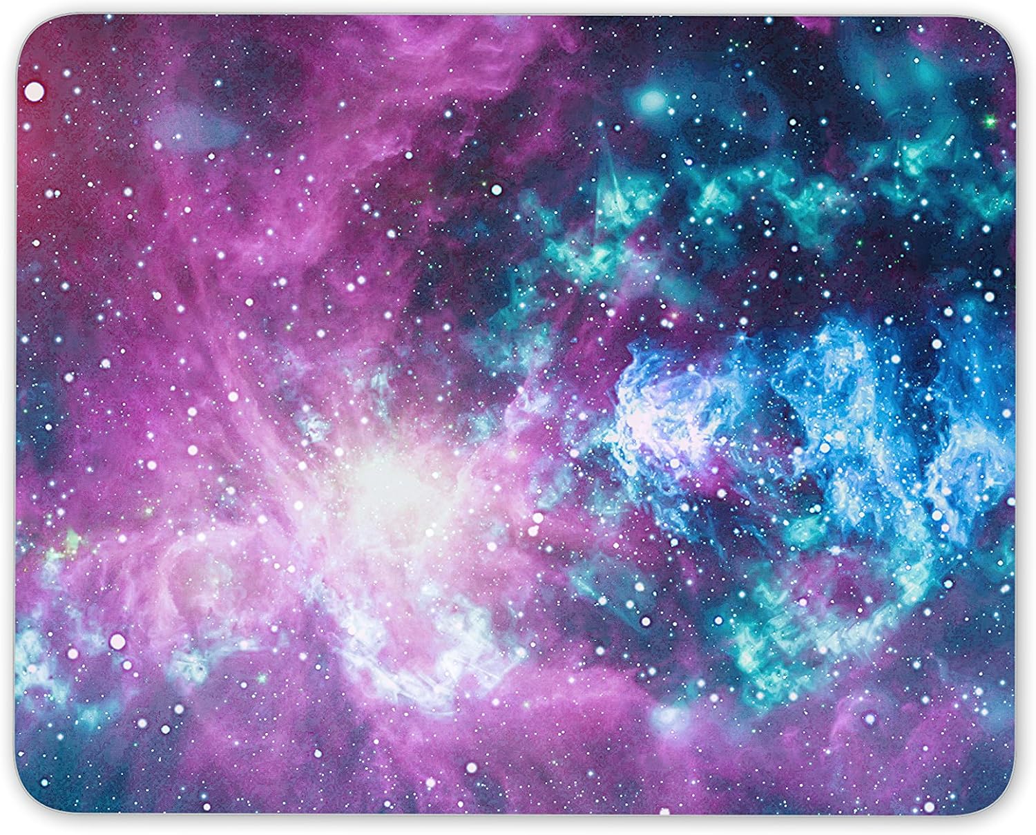 Purple Space Nebula Mouse Mat Pad - Astronomy Astrology Fun Gift Computer #13228, Multicolor, 23.5cm x 19.6cm x 5mm