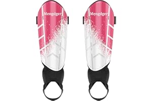 MENGDGER Shin Guards Soccer Youth Kids Boys Girls Toddler Shin Pads Child EVA Cushion Protection Reduce Shocks Injurie Calf Protective Gear Suitable for 4 5 6 7 8 9 10 11 12 Years Old