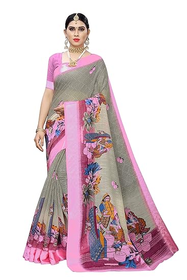Women sana Linen Sarees SDPL-LASSI