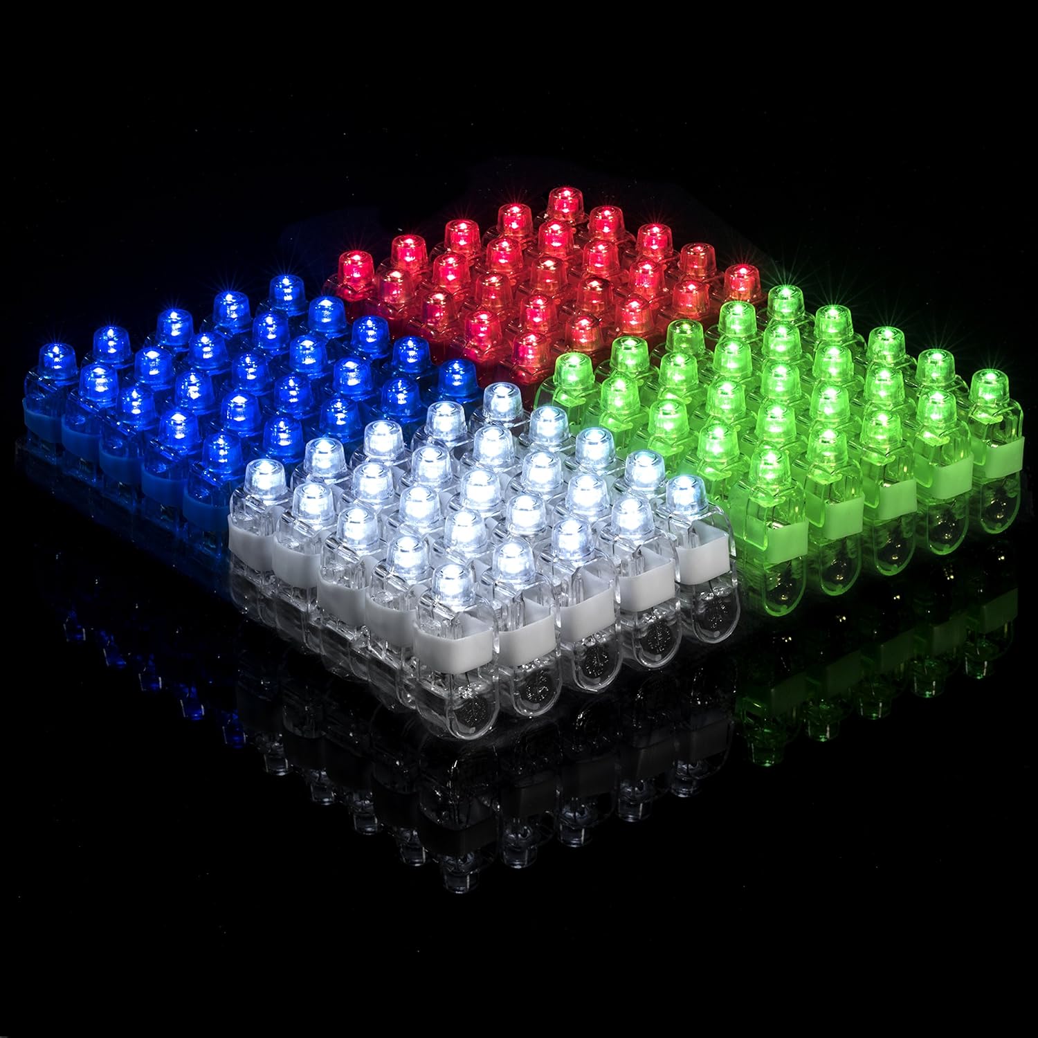 Flashing Glow Rings Bulk Party Favors for Kids and Adults Light Up Rings LED Finger Lights 100pk