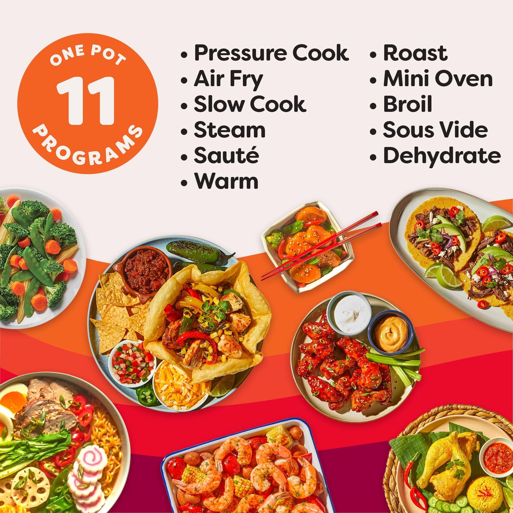 Instant Pot Pro Crisp 11-in-1 Air Fryer and Electric Pressure Cooker Combo with Multicooker Lids that Air Fries, Steams, Slow Cooks, Sautés, Dehydrates, & More, Free App With Over 800 Recipes, 8 Quart