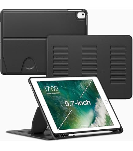 Amazon.com: LOGITECH Hinge Flex CASE for IPAD AIR 2 Color: Black