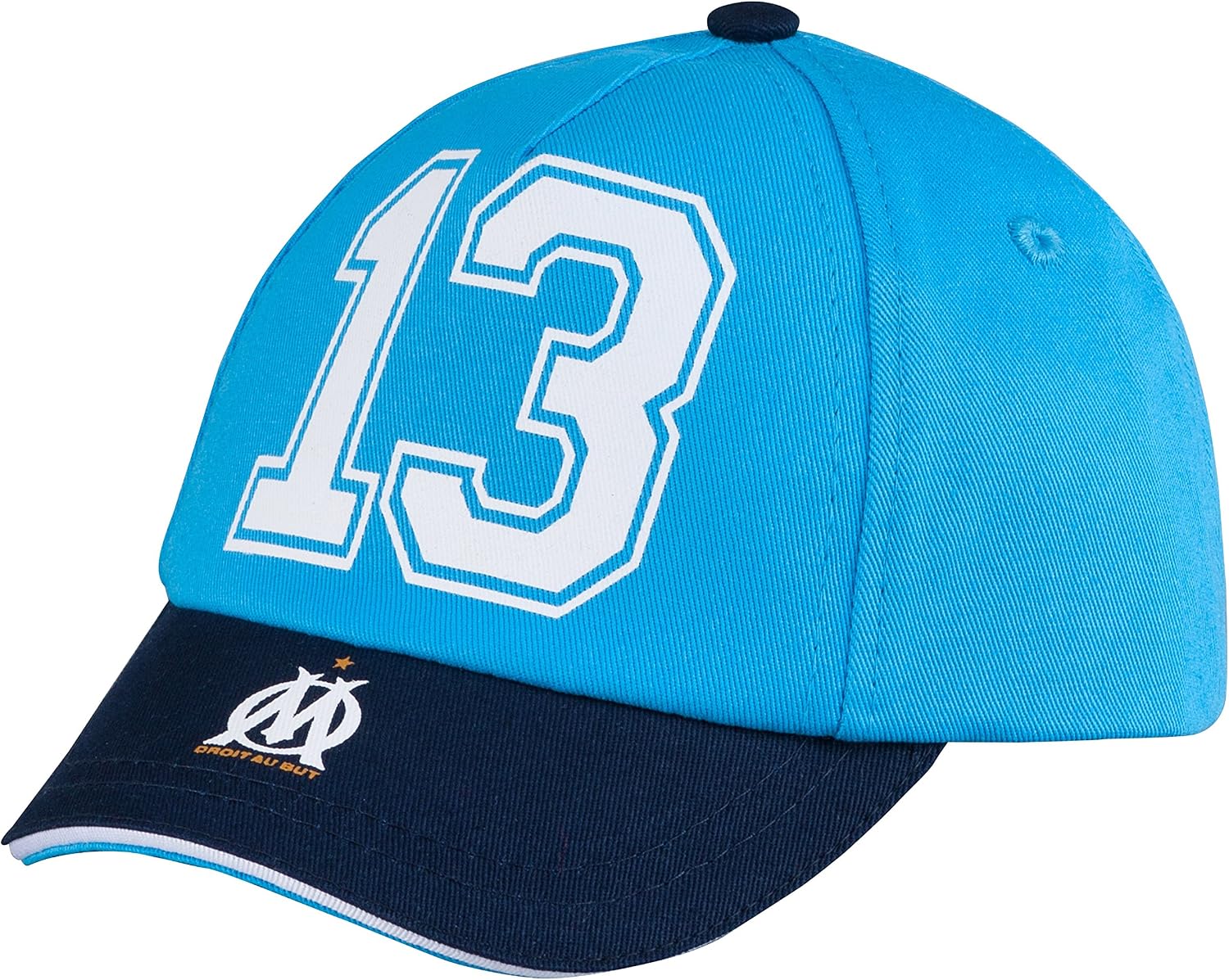 Casquette Olympique De Marseille OM Officielle - Taille Réglable Homme, Polyester, Collection Officielle