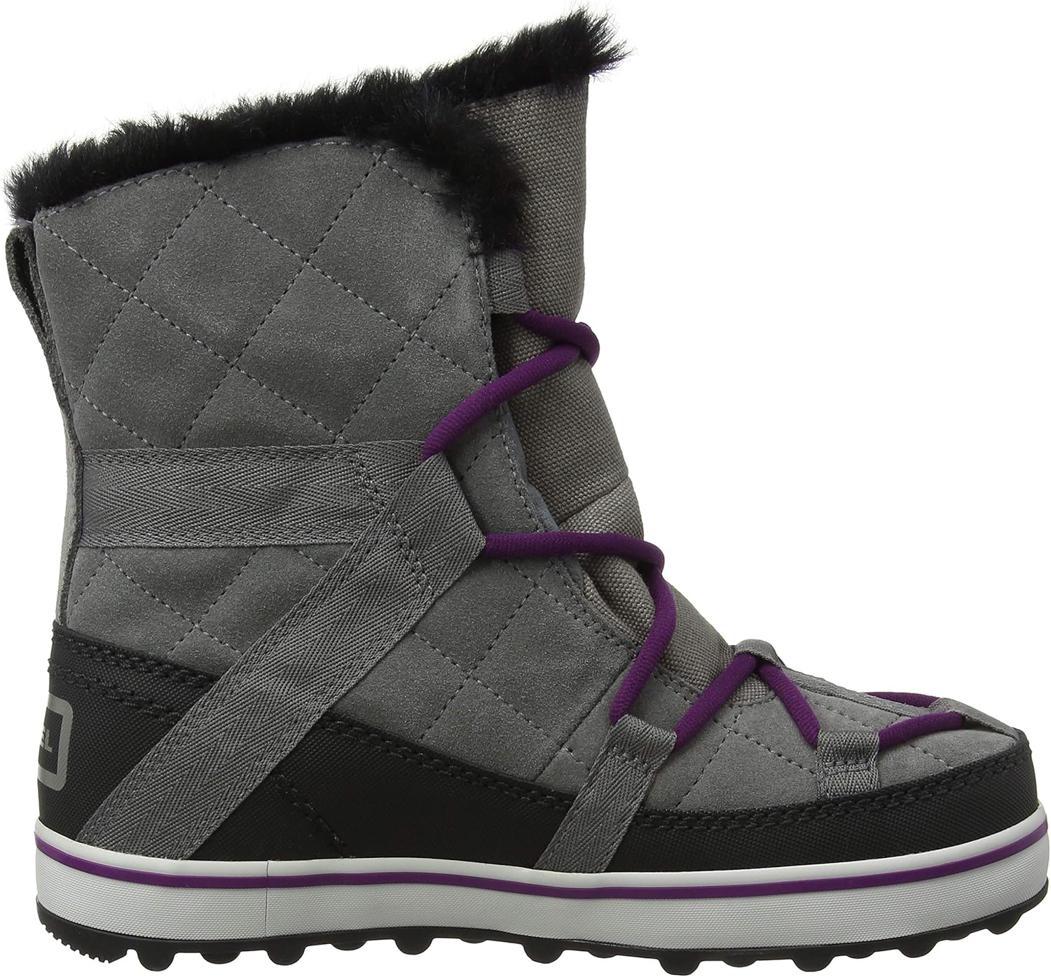  | Sorel Women's Glacy Explorer Shortie Snow Boot, quarry, 7 M US | Snow Boots
