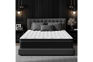 Bedtter 10 Inch Full Size Mattress,Memory Foam Hybrid Mattress in a Box,Individually Pocketed Springs for Isolate Motion, Pressure Relief, CertiPUR-US Certified, Fiberglass Free & Support Comfort