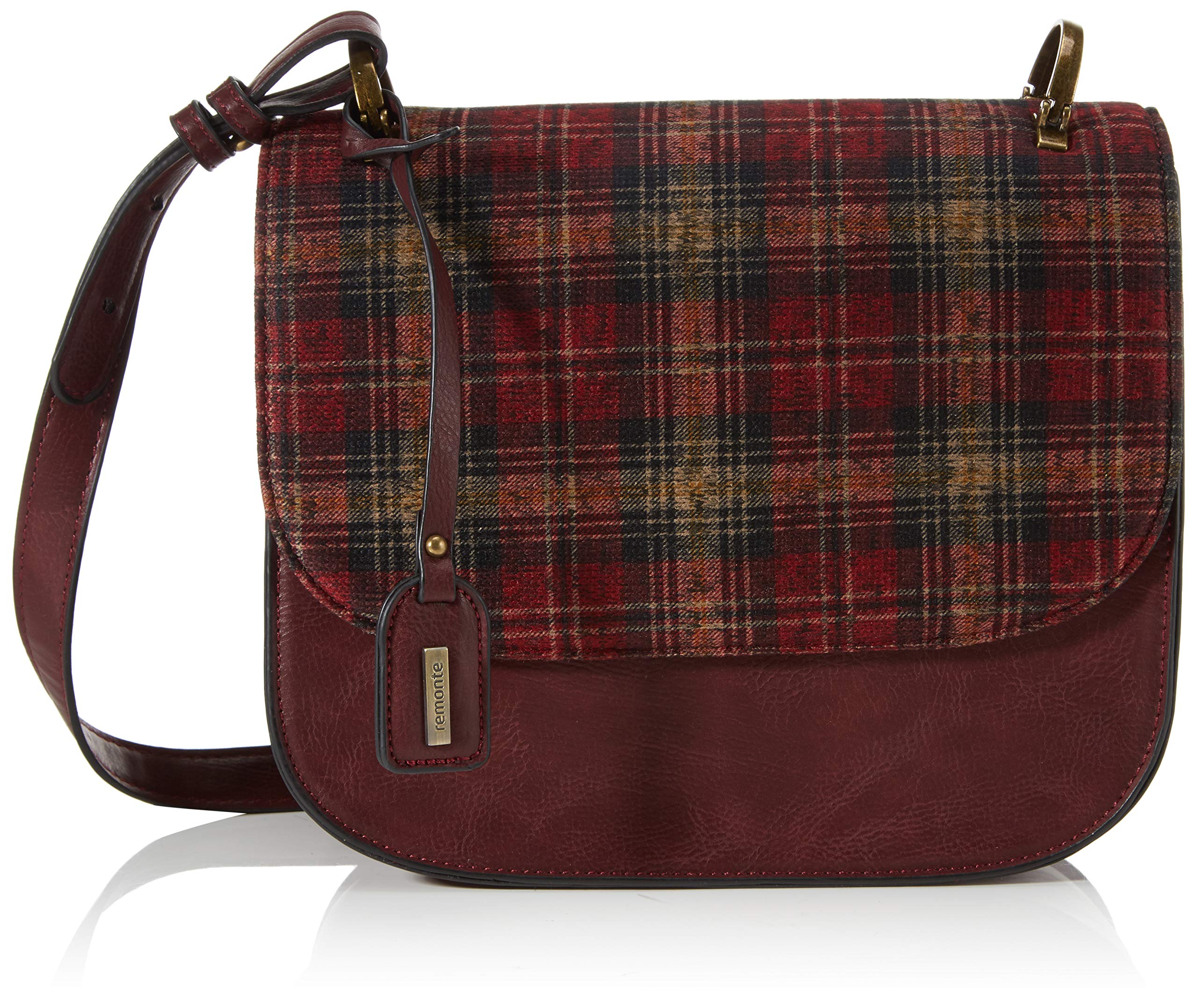 Remonte Damen Q0443 Schultertaschen, Vinaccia/Wine / 55, 250x110x230 mm