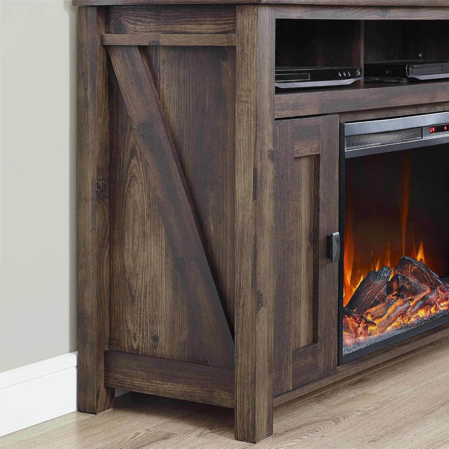 ameriwood home fireplace tv stand review