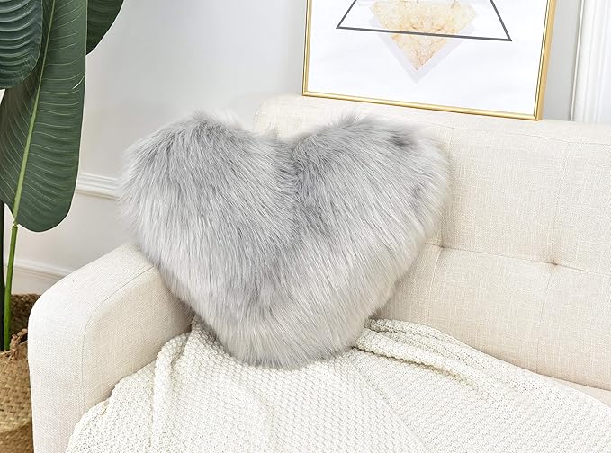 oversized fuzzy pillow