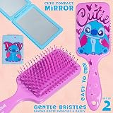 Disney Stitch Detangle Hair Brush & Compact Mirror Set for Girls Teens Women view 4