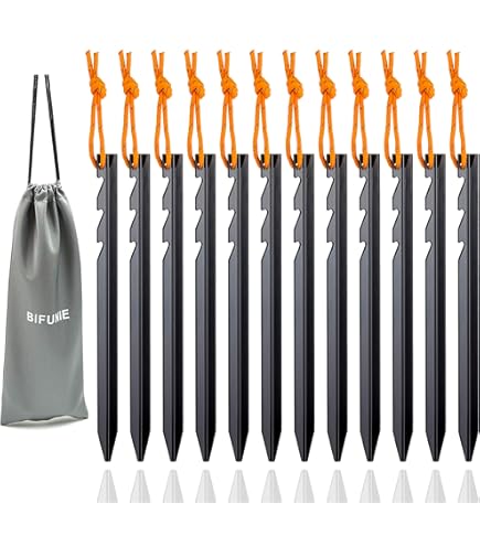 iBasingo 6 stks/partij 35Cm Lange Titanium Legering Tent iBasingo 6 stks/partij 35Cm Lange Titanium Legering Tent