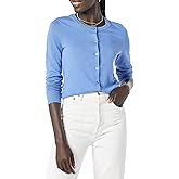 Amazon Essentials Women's Lightweight Crewneck Cardigan Sweater (Available in Plus Size)
