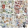 Vintage Stickers 200 Pcs Aesthetic Stickers, Cute Retro Style Sticker Pack, Waterproof Vinyl Stickers, Stickers for Kindle Scrapbook Journaling Water Bottle Laptop Planner MacBook Suitcase Guitar etc