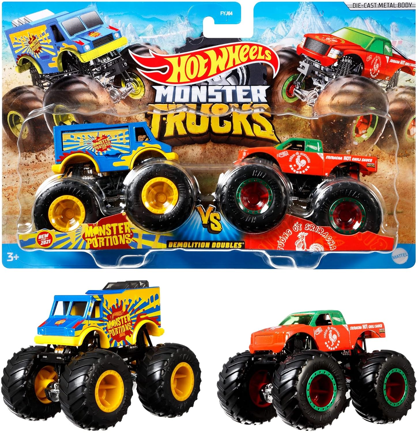Buy Monster Truck 1:64 DD 2-PK 