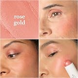 Julep Skip The Brush Cream to Powder Blush Stick Rose Gold Blendable Buildable view 2