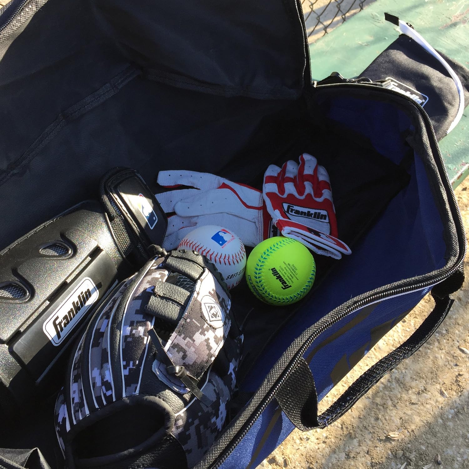 Franklin Sports Youth Baseball Bat Bag Holds Bat Baseball Equipment Bag