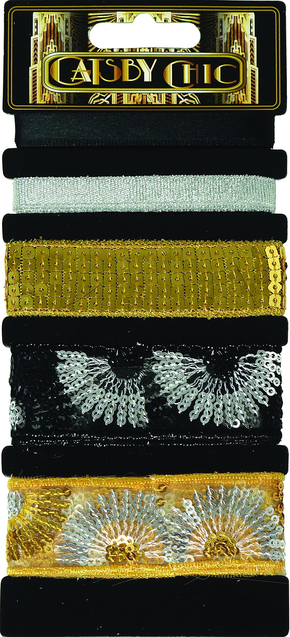 Craftime Gatsby Chic Ribbons