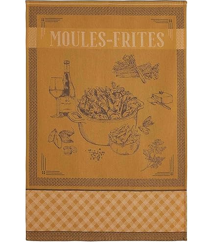 Torchon - Coucke - Jacquard De Coton - Vert - 50x75 Cm - Cuisine - Maison