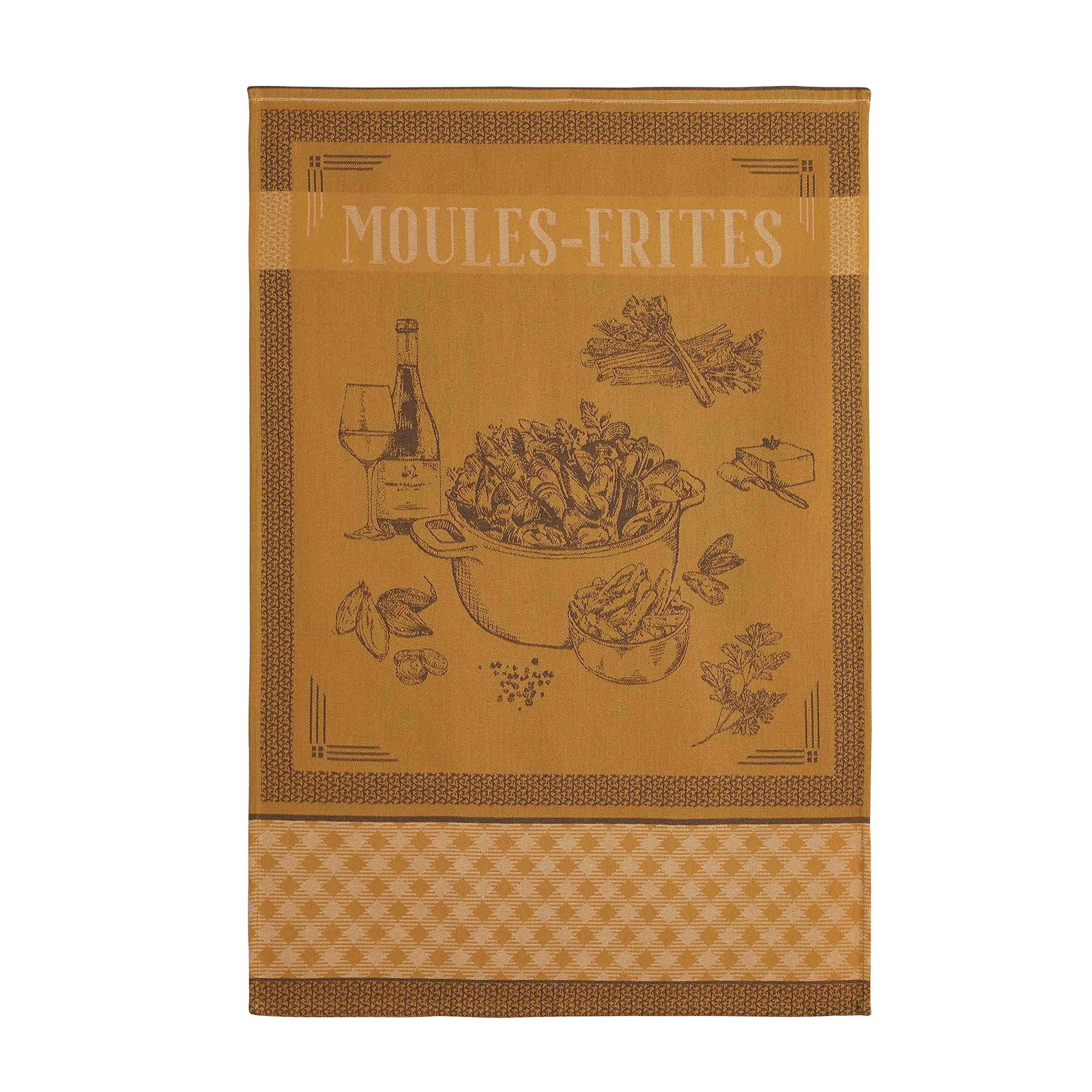 Coucke Cotton Tea Towel, Salted Delices, (French Fries Moulds)