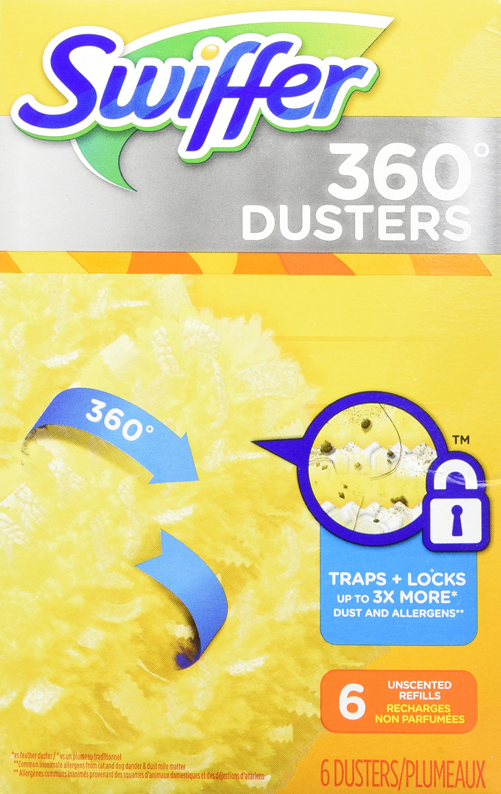 Swiffer 360 Dusters Extender Kit, 3 Unscented Dusters With