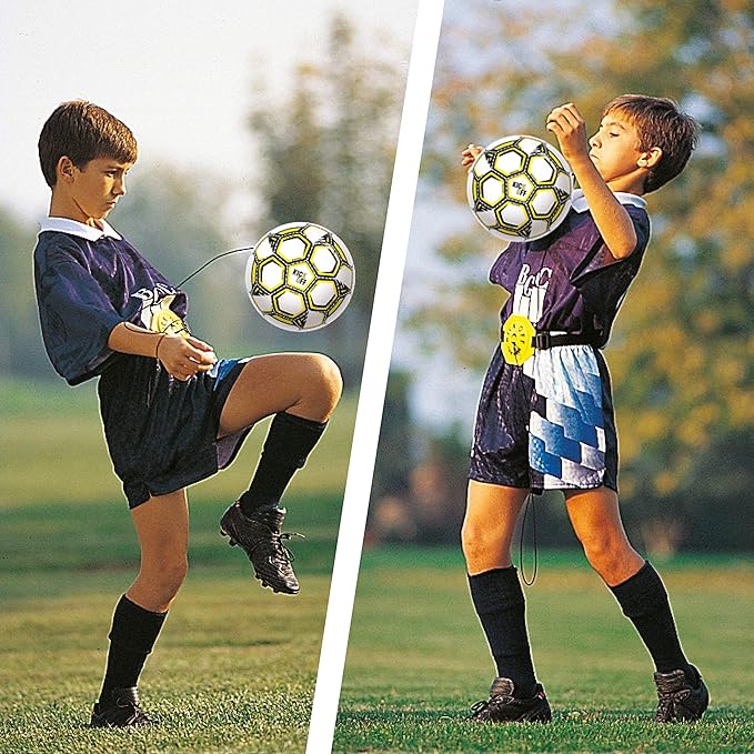 Mondo - Kick Off Trainer, Pelota con Cuerda elástica y cinturón ...