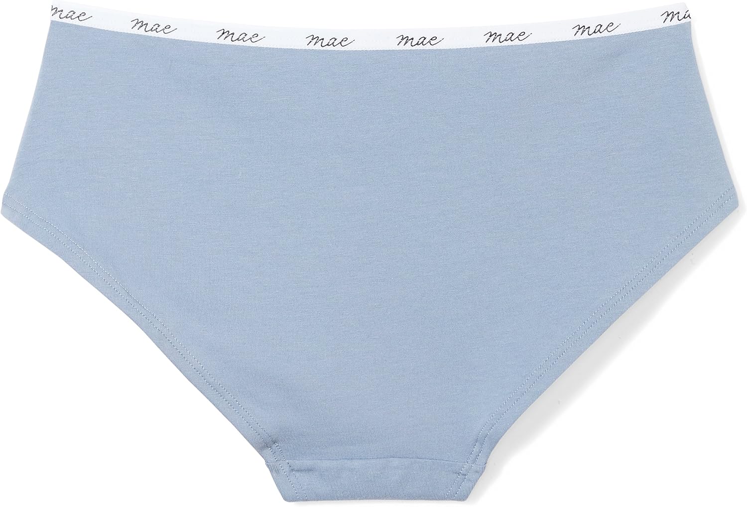  Brand - Mae Women's Logo Elastic Cotton Hipster Underwear, 3 Pack: Clothing
